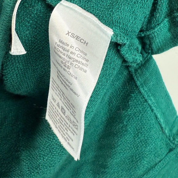 J. Crew Vintage Cotton Terry Turtleneck Sweatshirt in Dark Spruce XS - Picture 4 of 8